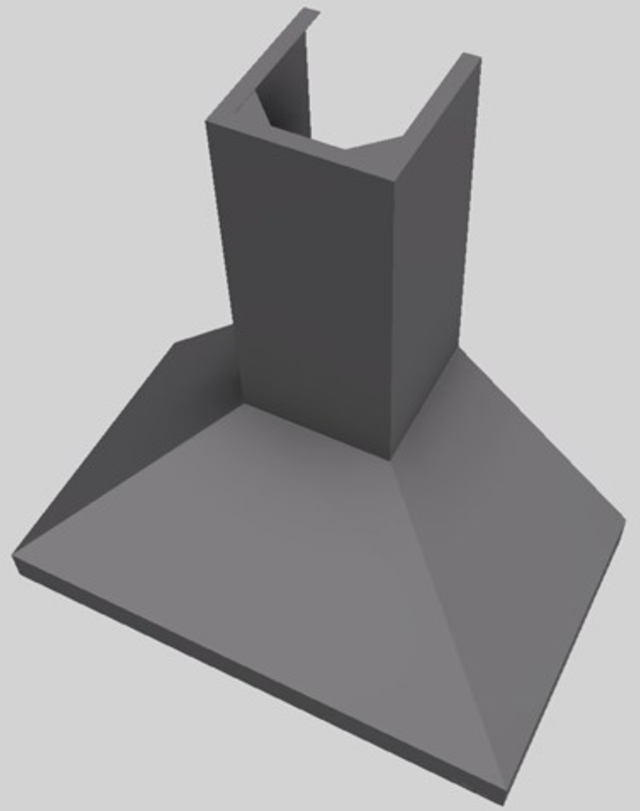 Vent-A-Hood® K Series 36" Gunsmoke Wall Mounted Range Hood-1