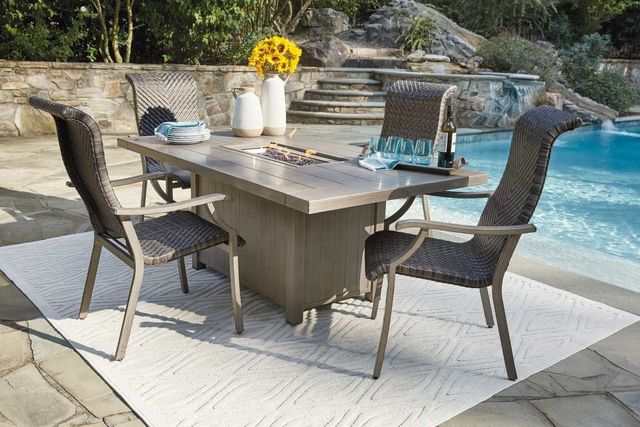 Signature Design by Ashley® Windon Barn 5-Piece Brown Outdoor Dining Set-3