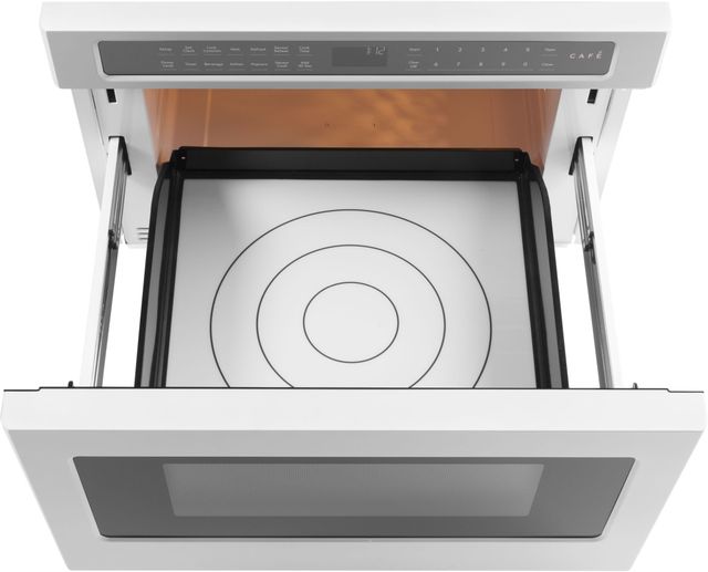 Café™ 1.2 Cu.Ft. Matte White Built In Microwave Drawer-5