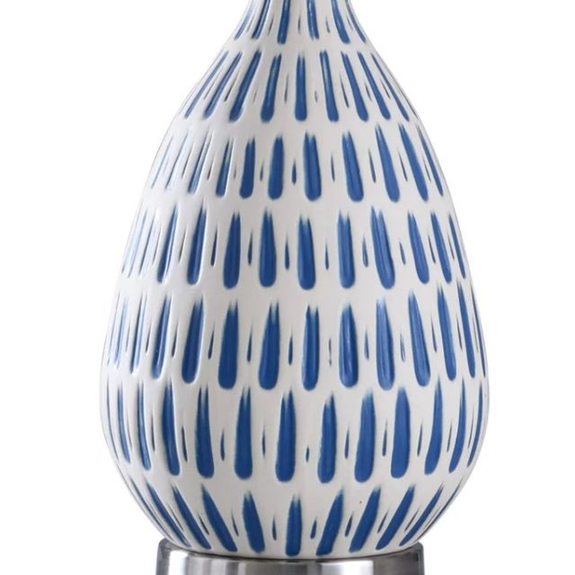 StyleCraft Cobalt/White Table Lamp-2