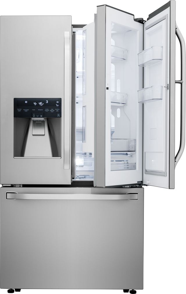 LG Studio 23.5 Cu. Ft. Stainless Steel Counter Depth French Door Refrigerator-1