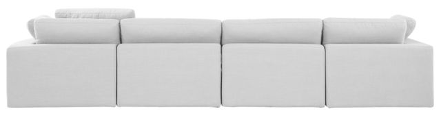Meridian Furniture Comfy 4-Piece White Modular Sofa-2