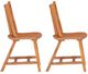 Linon Leeville 2-Piece Medium Oak Side Chair-4