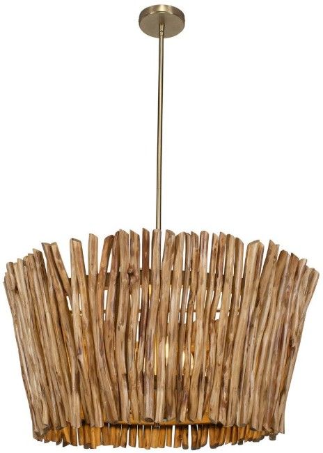 Uttermost® Rhea Brown 4 Light Chandelier-3