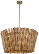 Uttermost® Rhea Brown 4 Light Chandelier-3