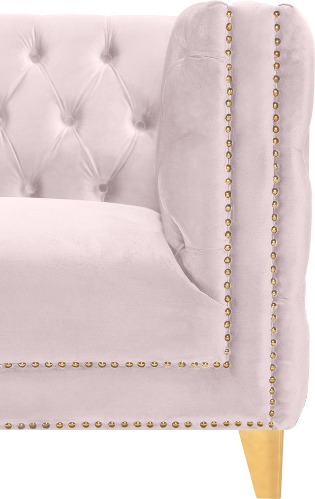 Meridian Furniture Michelle Pink Velvet Loveseat-3