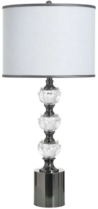 Stylecraft Hayla Silver Table Lamp-0