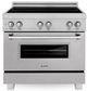 ZLINE 36" Satin Stainless Steel Pro Style Induction Range-0
