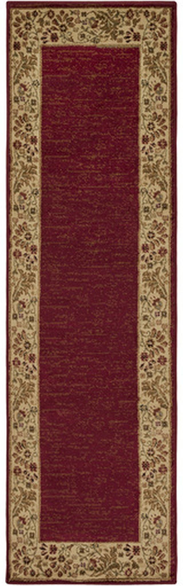Surya Midtown Dark Red 2'x7' Runner Rug-0