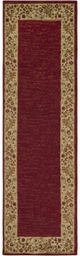 Surya Midtown Dark Red 2'x7' Runner Rug-0