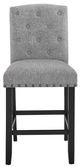 Daphne 5 Piece Espresso Brown/Gray Counter Dining Set-5
