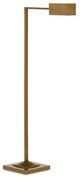 Currey & Company Ruxley Polished Antique Brass Floor Lamp-0