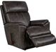 La-Z-Boy® Talladega Shitake Leather Manual Rocking Recliner-2