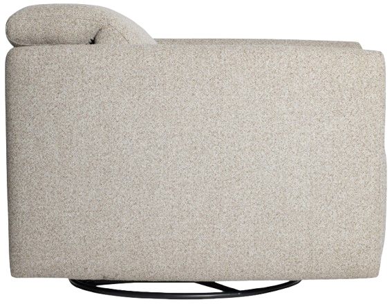 Bernhardt Livvy Bernhardt Living Beige 43" Power Reclining Swivel Chair-3