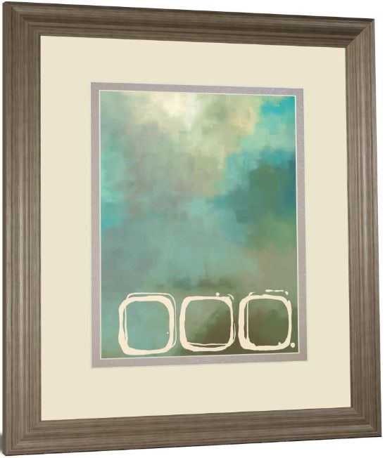 Classy Living Laurie Maitland Retro In Aqua And Khaki Il Wall Art-3