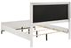 Coaster® Sonora White Queen Upholstered Panel Bed-2