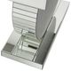 Michael Amini® Montreal Mirrored Console Table with LED Lights-4