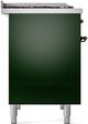 Ilve® Nostalgie II Series 40" Emerald Green Pro Style Dual Fuel Range-3