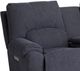 HomeStretch Showtime Graphite Power Reclining Loveseat with Power Headrest and Lumbar-1