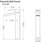 ZLINE Heavenly Matte Black Bath Faucet-2
