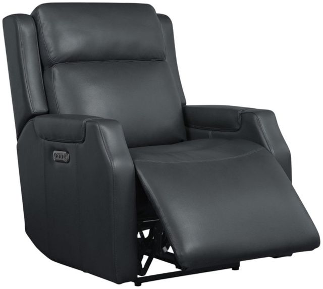 Hooker® Furniture MS Nelson Salvo Denim Power Recliner with Power Headrest and Lumbar-1