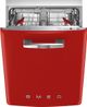 Smeg Retro-Style 24" Red Built In Dishwasher-0