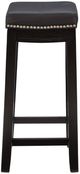 Linon Claridge 2-Piece Black Counter Stool Set-3