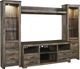 Signature Design by Ashley® Trinell 4-Piece Brown Entertainment Center-0