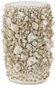 Currey & Company Corfu Milky White Accent Table-0