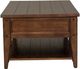 Liberty Furniture Lake House Rustic Brown Oak Cocktail Table-1