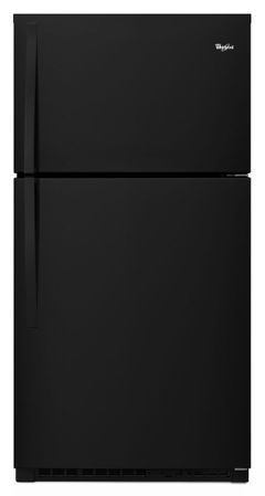 Whirlpool® 33 in. 21.3 Cu. Ft. Black Top Freezer Refrigerator