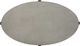 Liberty Furniture Cascade Gray Oval Cocktail Table with Wirebrush Rustic Brown Base-3