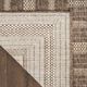 Nourison Home™ Tulum TLM04 Brown 5'x7' Style 3 Area Rug-2