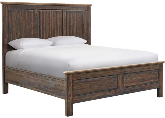 Intercon Transitions Driftwood/Sable Queen Panel Bed-0