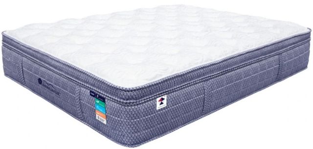 Martin Furniture & Bedding Blue Sky Lux Wrapped Coil Plush Euro Top King Mattress-0