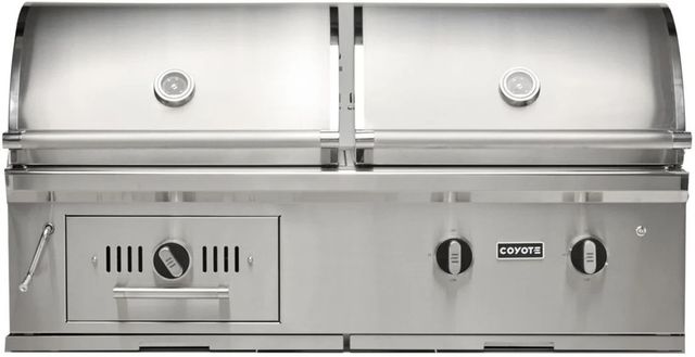 Coyote® 2-Burner Stainless Steel Hybrid Built-In Liquid Propane Grill-0