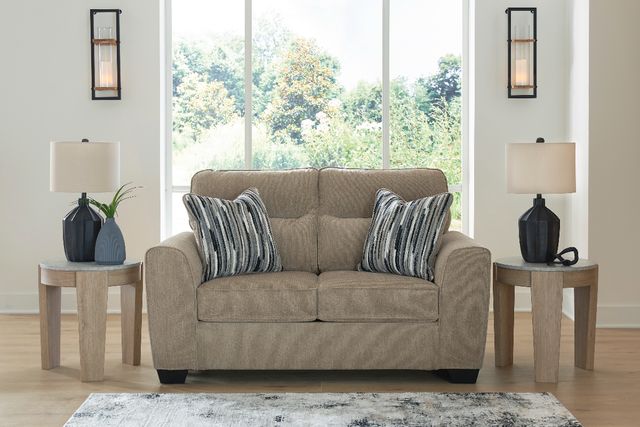 Benchcraft® Olten Mocha Loveseat-4