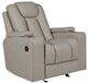 Signature Design by Ashley® Elevate Edges Coin Manual Glider Recliner -0