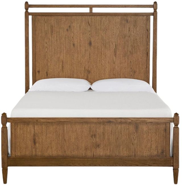 Bassett® Furniture Surry Truffle Oak Queen Panel Bed-1