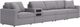 Signature Design by Ashley® Modmax 5-Piece Granite Modular Sectional-0