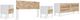 Signature Design by Ashley® Piperton 4-Piece Two-tone Brown/White Queen Panel Headboard Set-0