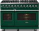 Viking® 5 Series 48" Ivy Pro Style Dual Fuel (LP) Range with Polished Chrome Trim-2