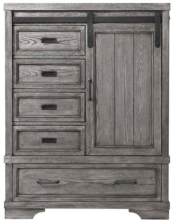 Westwood Design Foundry Brushed Pewter Chifferobe-2