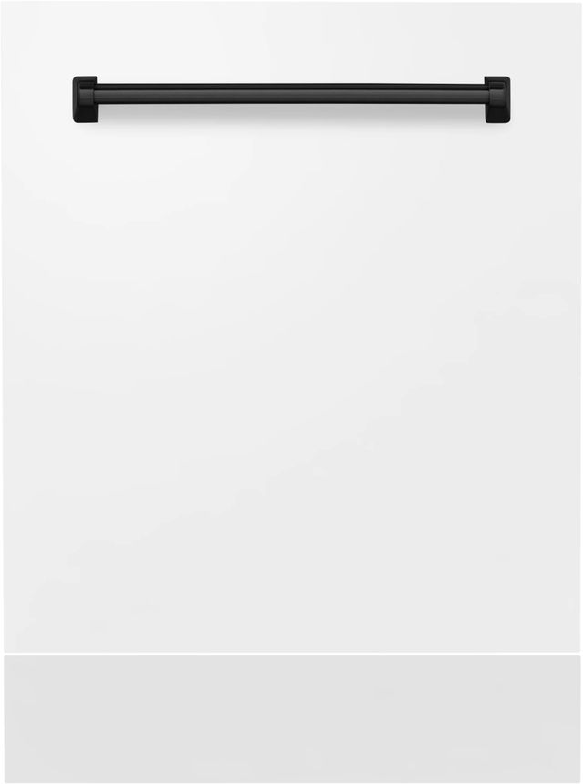 ZLINE Autograph Edition 24" White Matte Dishwasher Panel-1