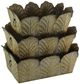 A & B Home 3-Piece Gold Outdoor Planter Set-0