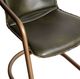 Home Trends & Design Portofino Antique Gold/Emerald Green Dining Chair-5