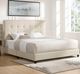 Legends Home Bridger Dynasty Beige King Upholstered Panel Bed-1