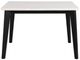 Furniture of America® Sabro White Square Counter Table with Black Base-4