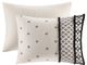 Olliix by INK+IVY Marta 3 Pieces Natural Full/Queen Flax and Cotton Blended Comforter Set-1