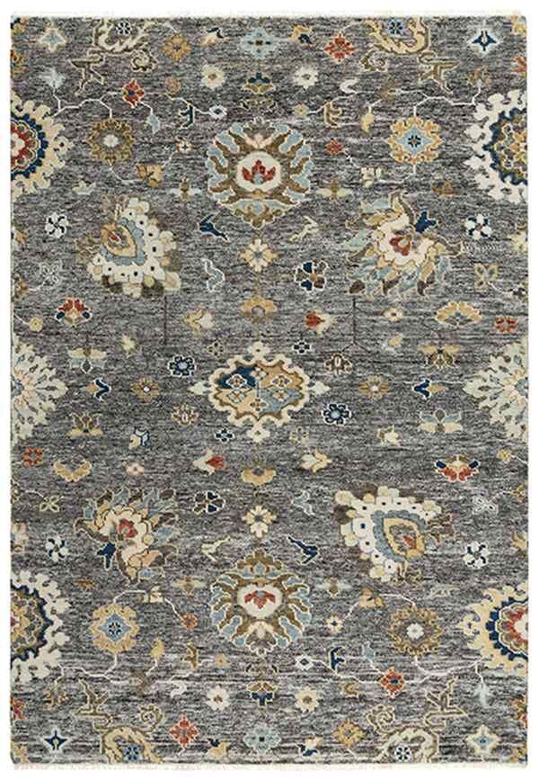 Rizzy Home Belmont Gray/Multi/Neutral 8'x10' Rectangular Rug-0
